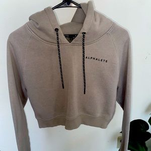 Alphalete cropped workout hoodie